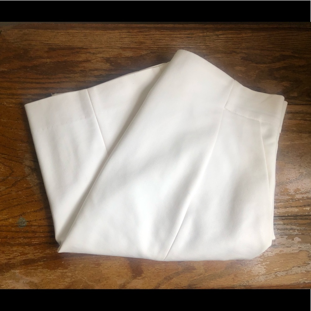High waisted off white skirt - rarely worn.